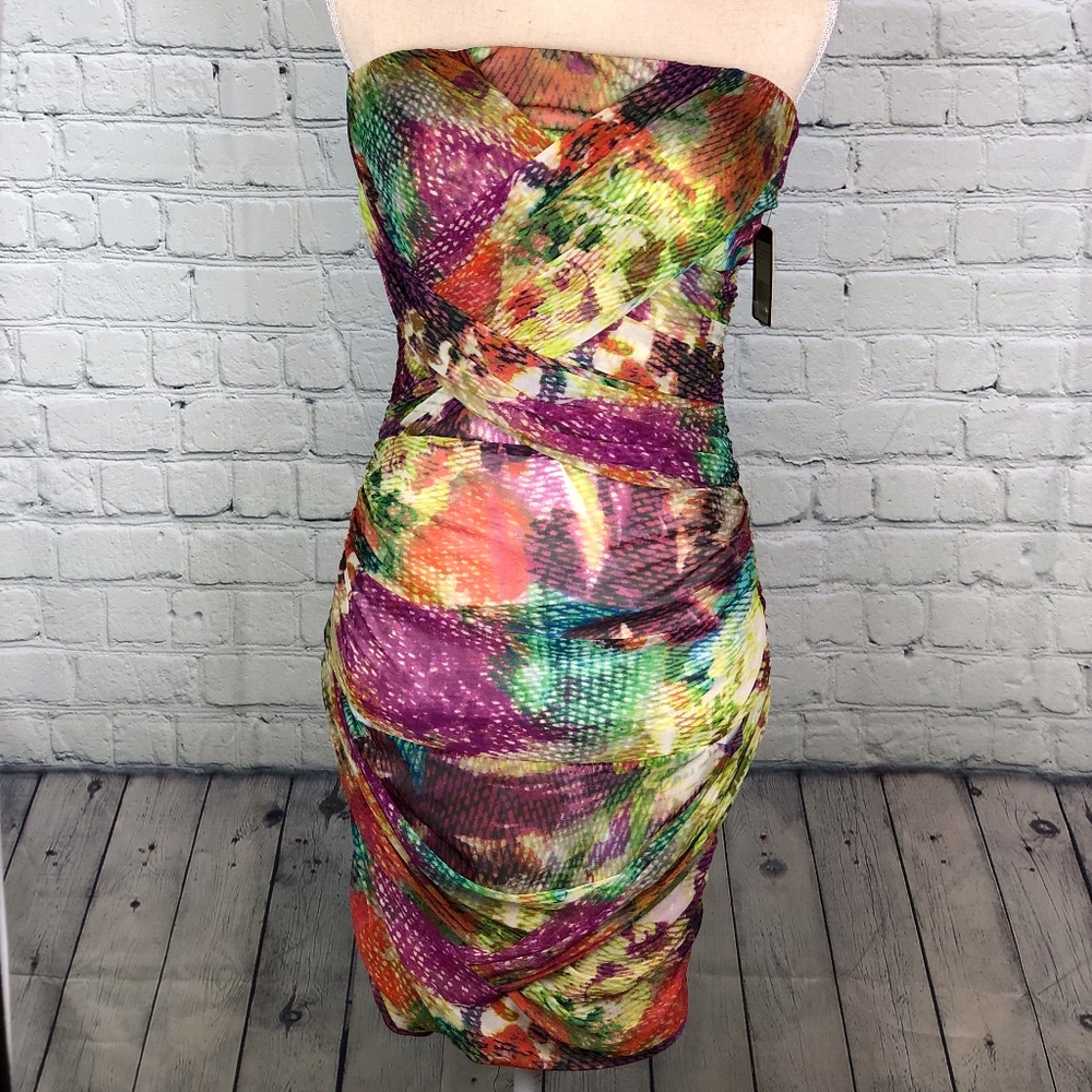 Guess strapless dress